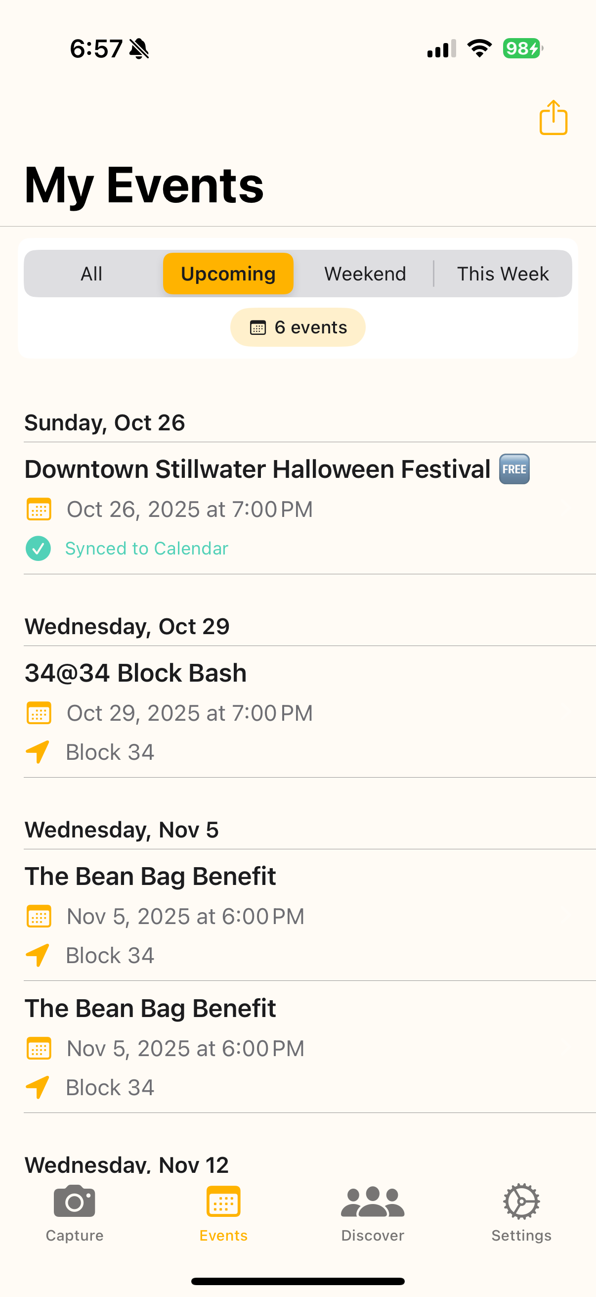 EventSnag - Screenshot 1