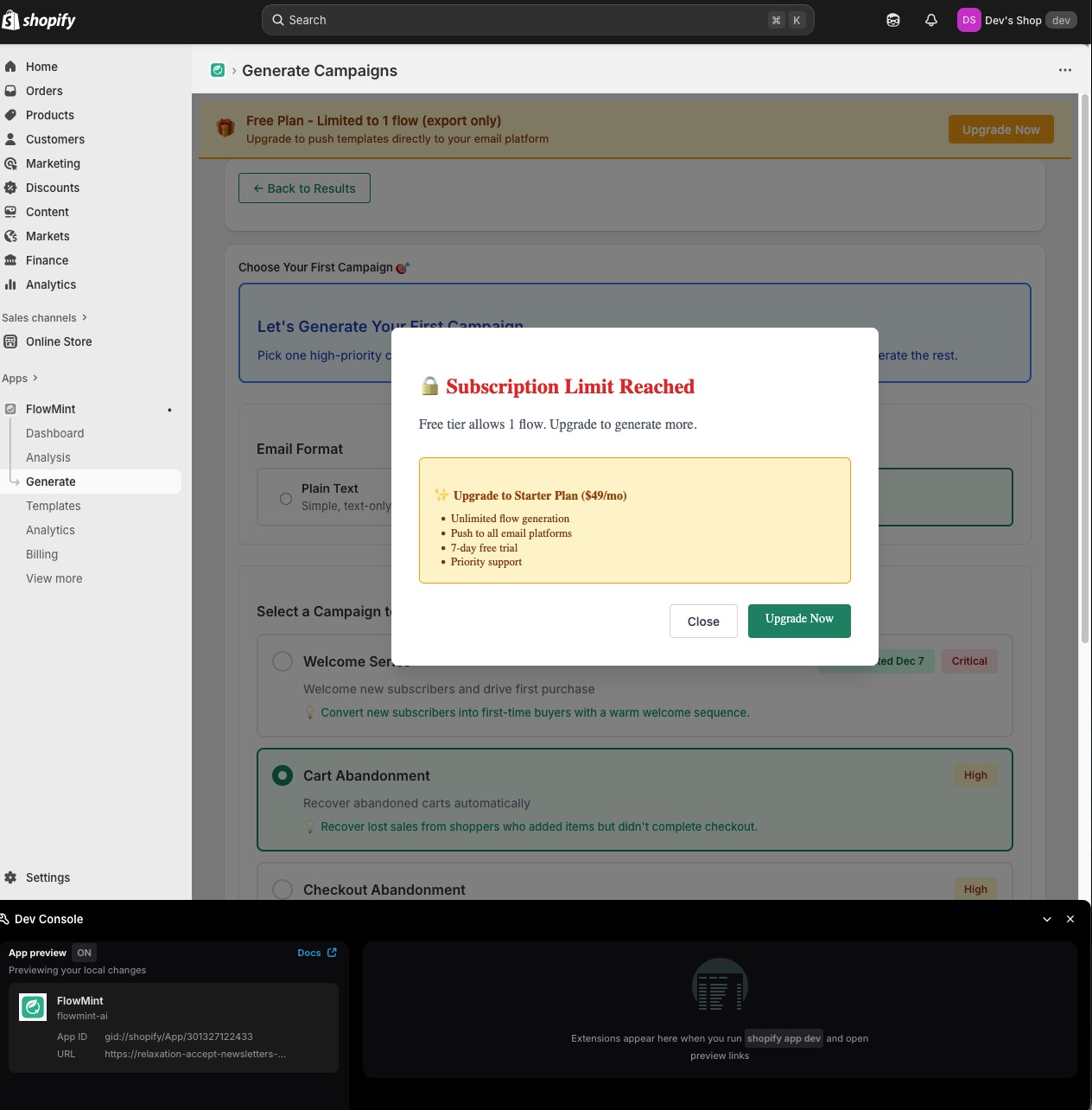 FlowMint - Screenshot 1