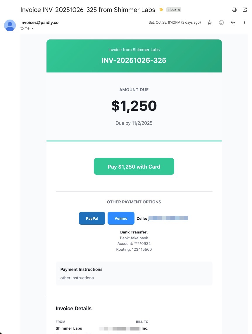 Paidly - Screenshot 1